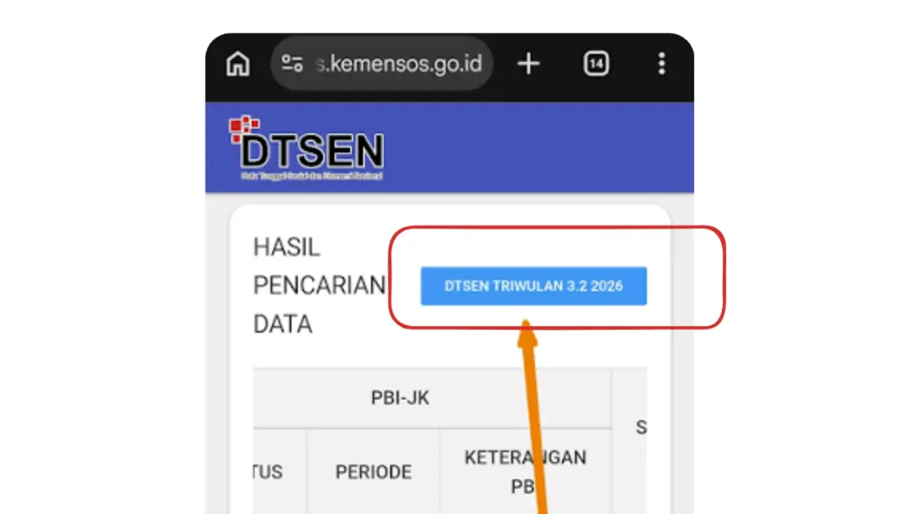 Arti Status Kode DTSEN Triwulan 3.2 2026